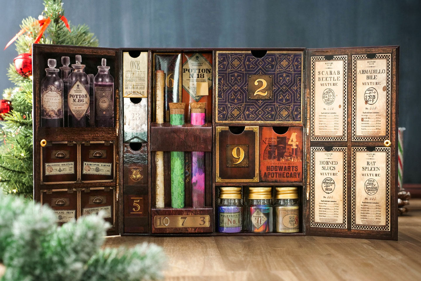 Calendrier de l'Avent Harry Potter en boîte cadeau