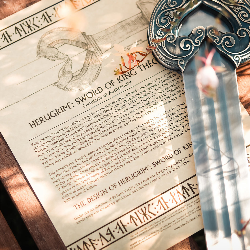 Image produit Herugrim – Réplique de l’épée du roi Théoden – Le Seigneur des Anneaux