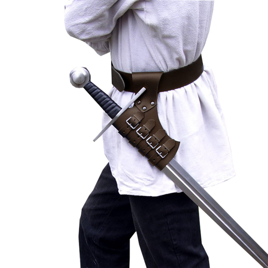 Image produit Porte-épée avec boucles - marron