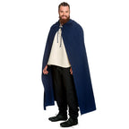 Image produit Cape médiévale avec capuche pointue en bleu