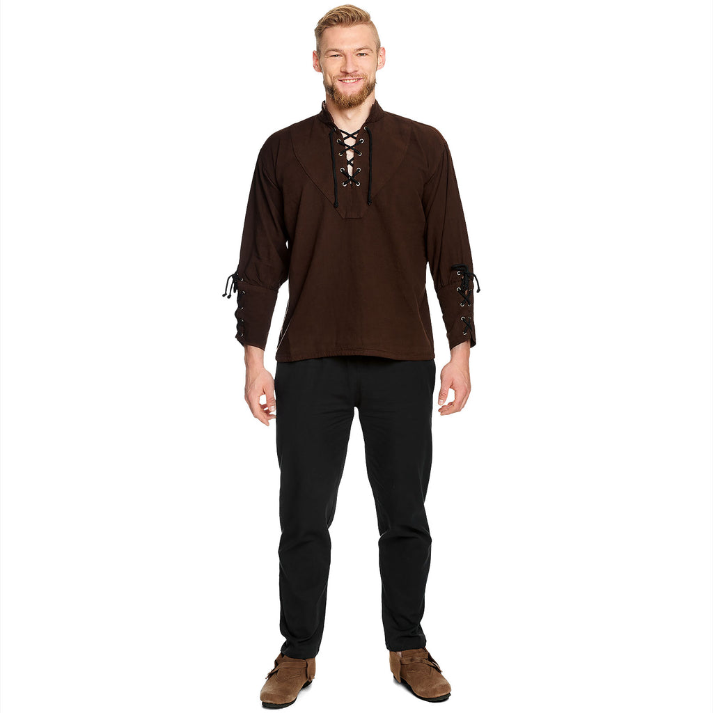 Image produit Chemise médiévale marron