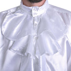 Product image Satin Shirt with Ruffles White