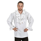 Image produit Chemise à volants Laurenz blanche