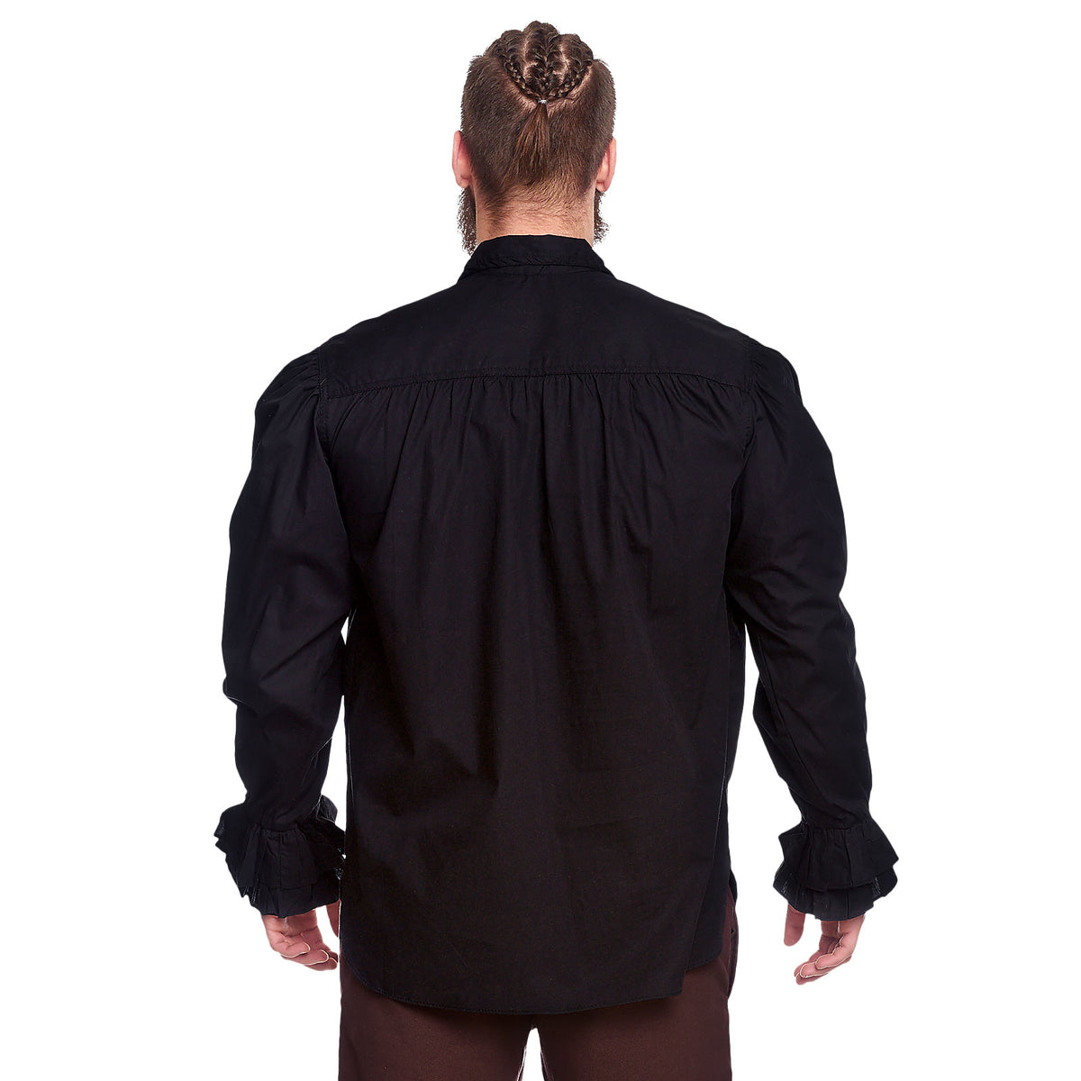 Image produit Chemise à volants noire