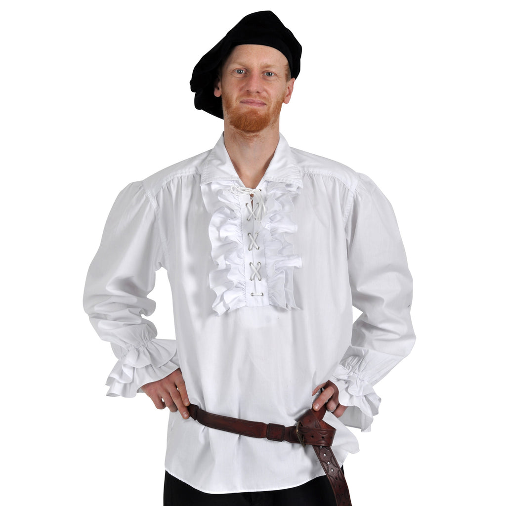 Image produit Chemise à volants blanche