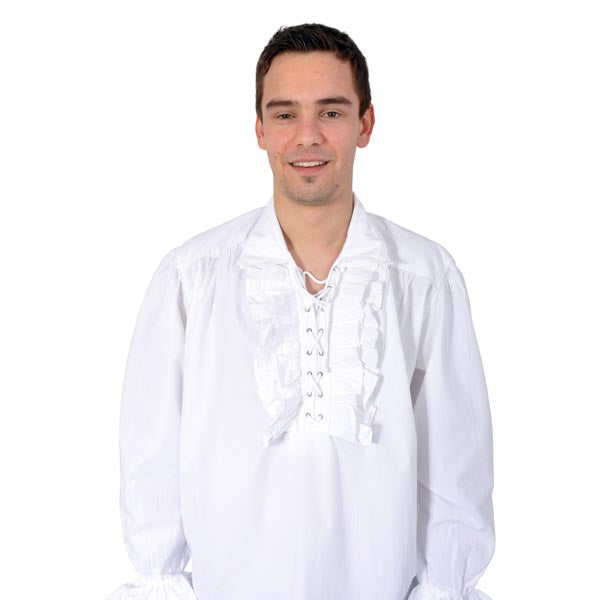 Image produit Chemise à volants blanche