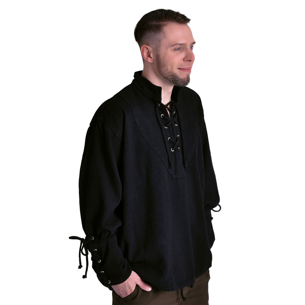 Image produit Chemise médiévale noire