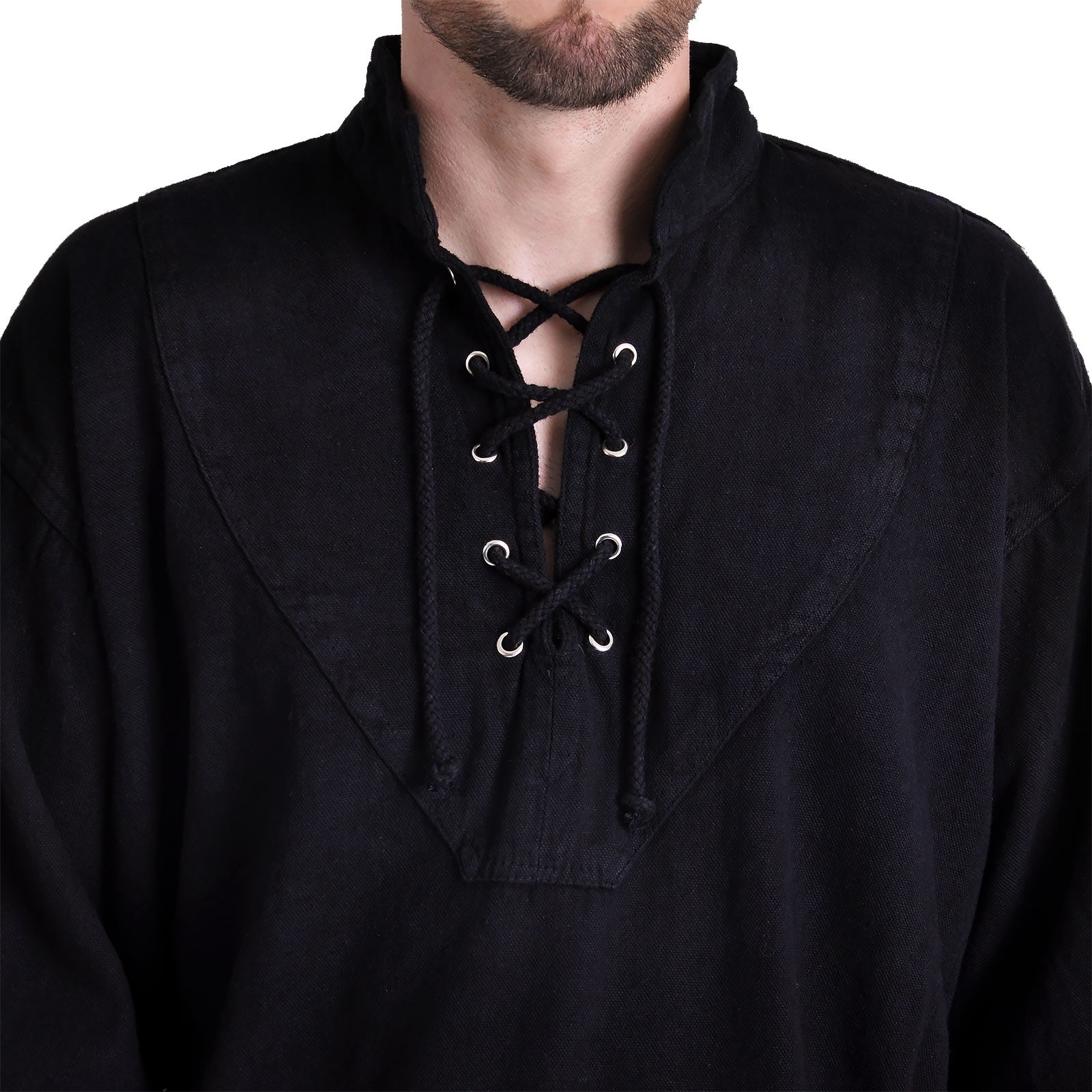 Image produit Chemise médiévale noire