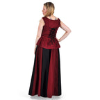 Image produit Estrella - Jupe médiévale noir-rouge