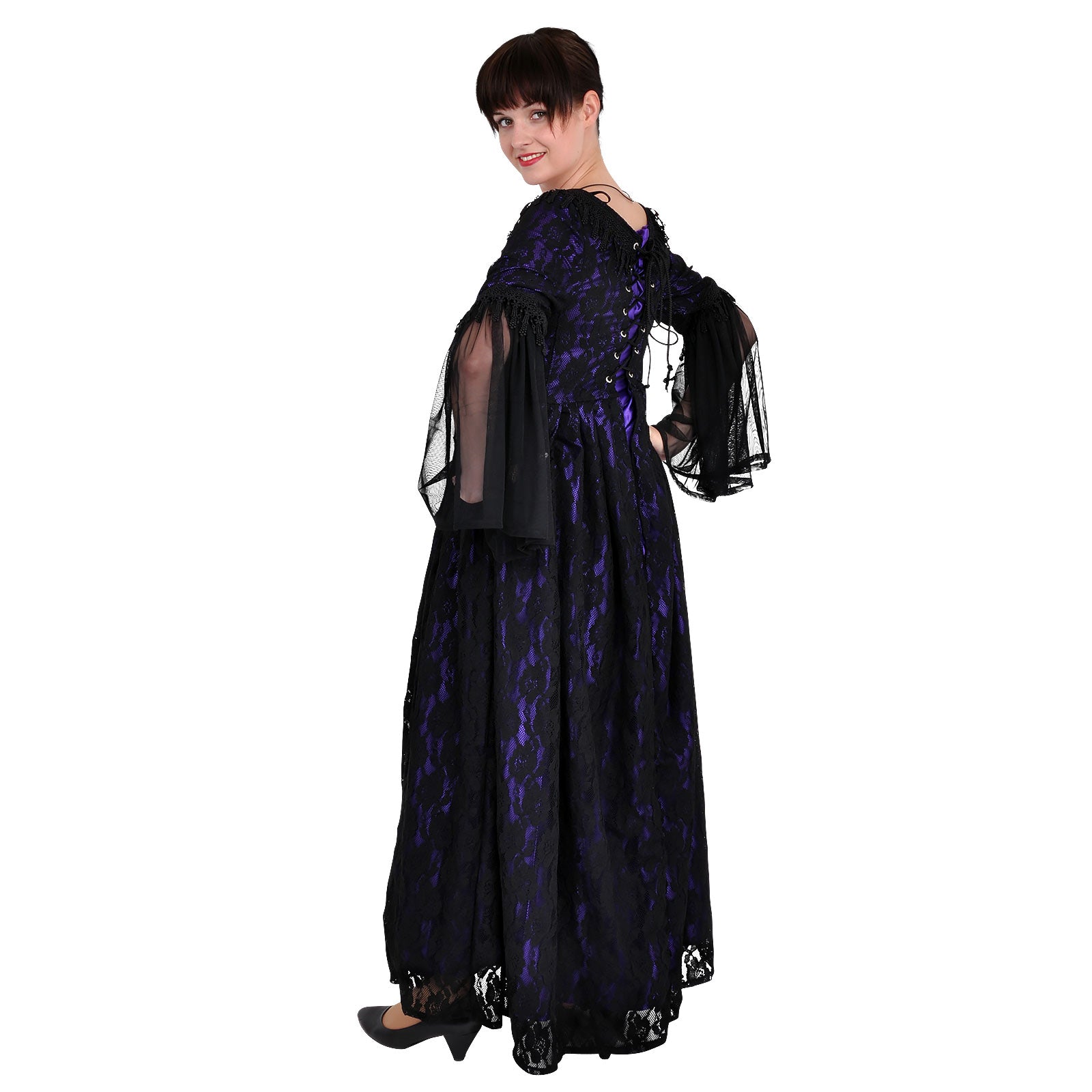 Product image Lace dress black-purple