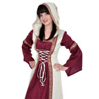 Image produit Robe Médiévale Saphiria Bordeaux-Naturel