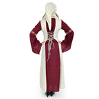 Image produit Robe Médiévale Saphiria Bordeaux-Naturel