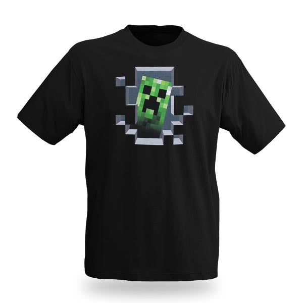 Image produit T-shirt Minecraft - Creeper à l'intérieur