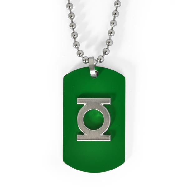Image produit Green Lantern - Pendentif vert sur chaîne