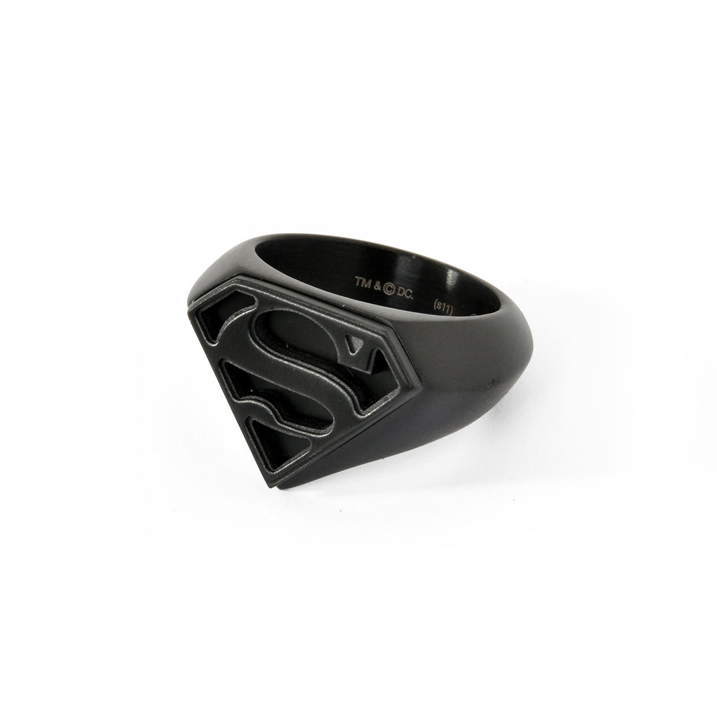 Image produit Anneau Superman Emblem noir