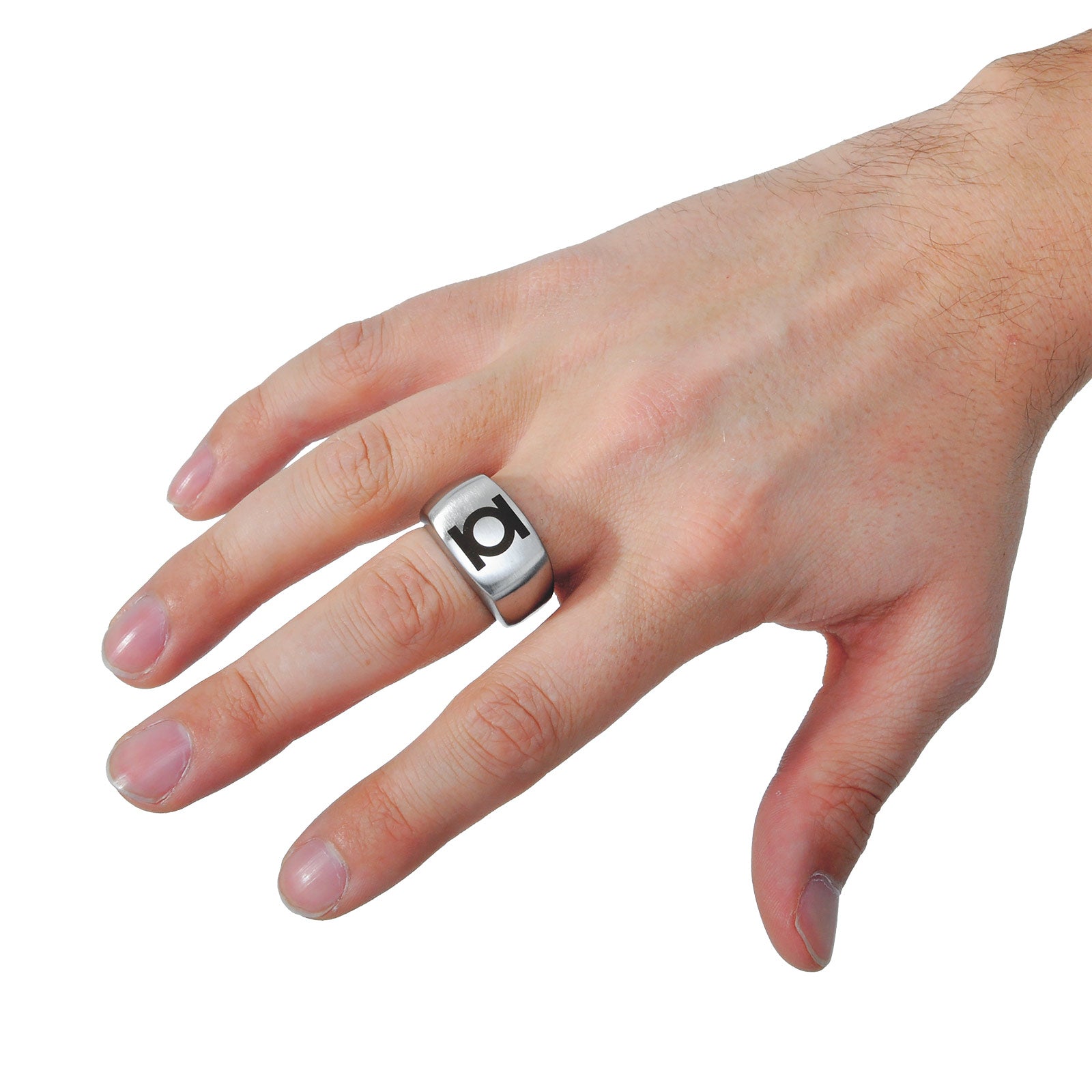 Image produit Green Lantern - Bague Logo gris