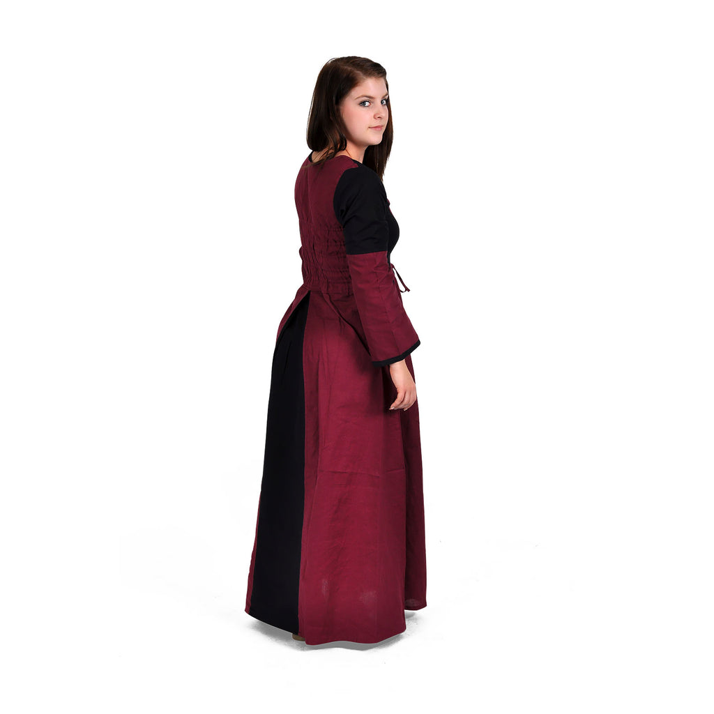 Product image Elena Medieval Dress Bordeaux-Black