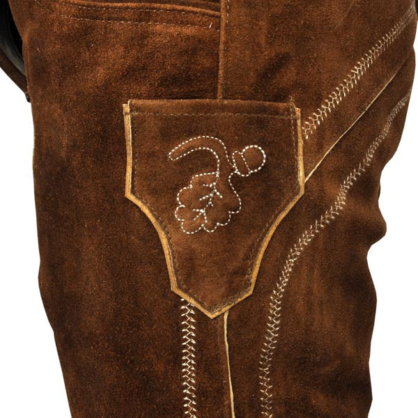Image produit Pantalon classique en cuir véritable pour femmes