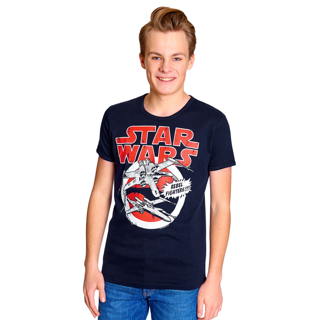 Image produit Star Wars - T-Shirt X-Wings marine