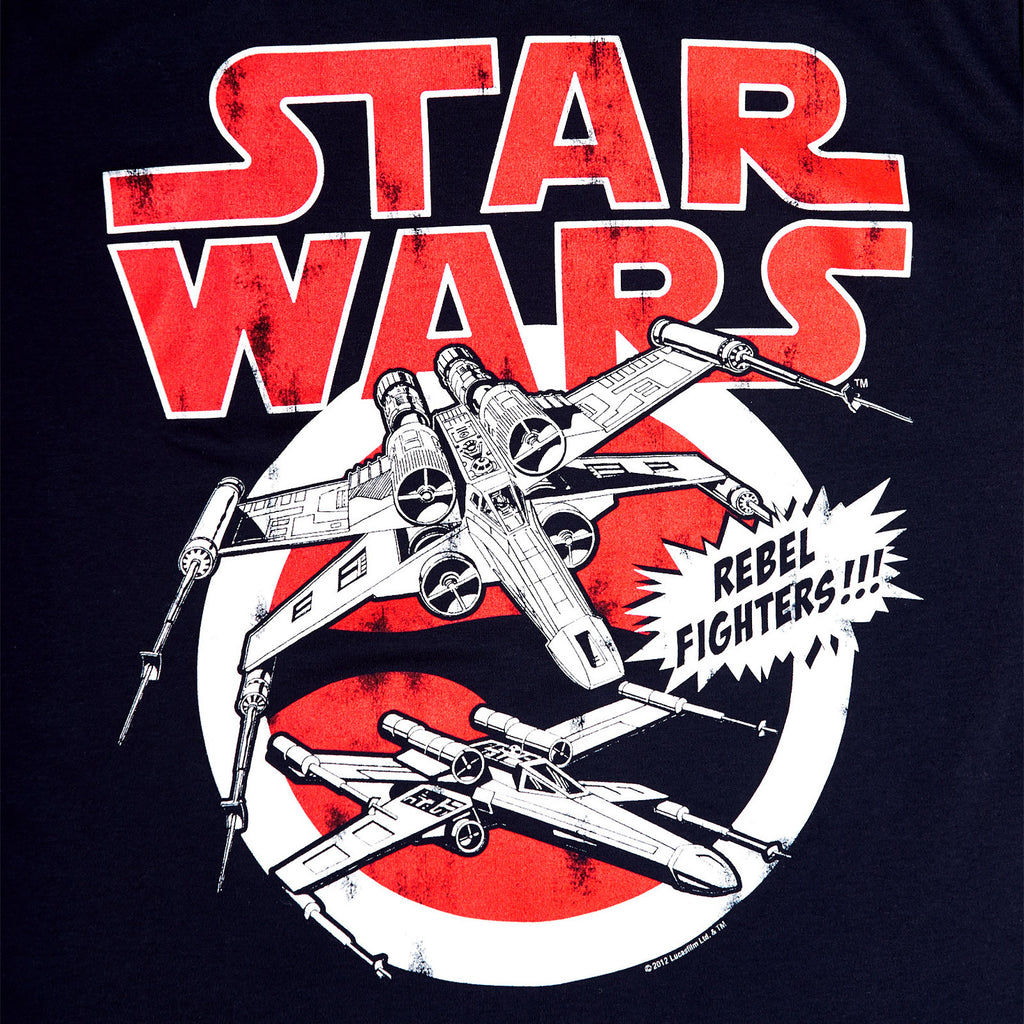 Image produit Star Wars - T-Shirt X-Wings marine