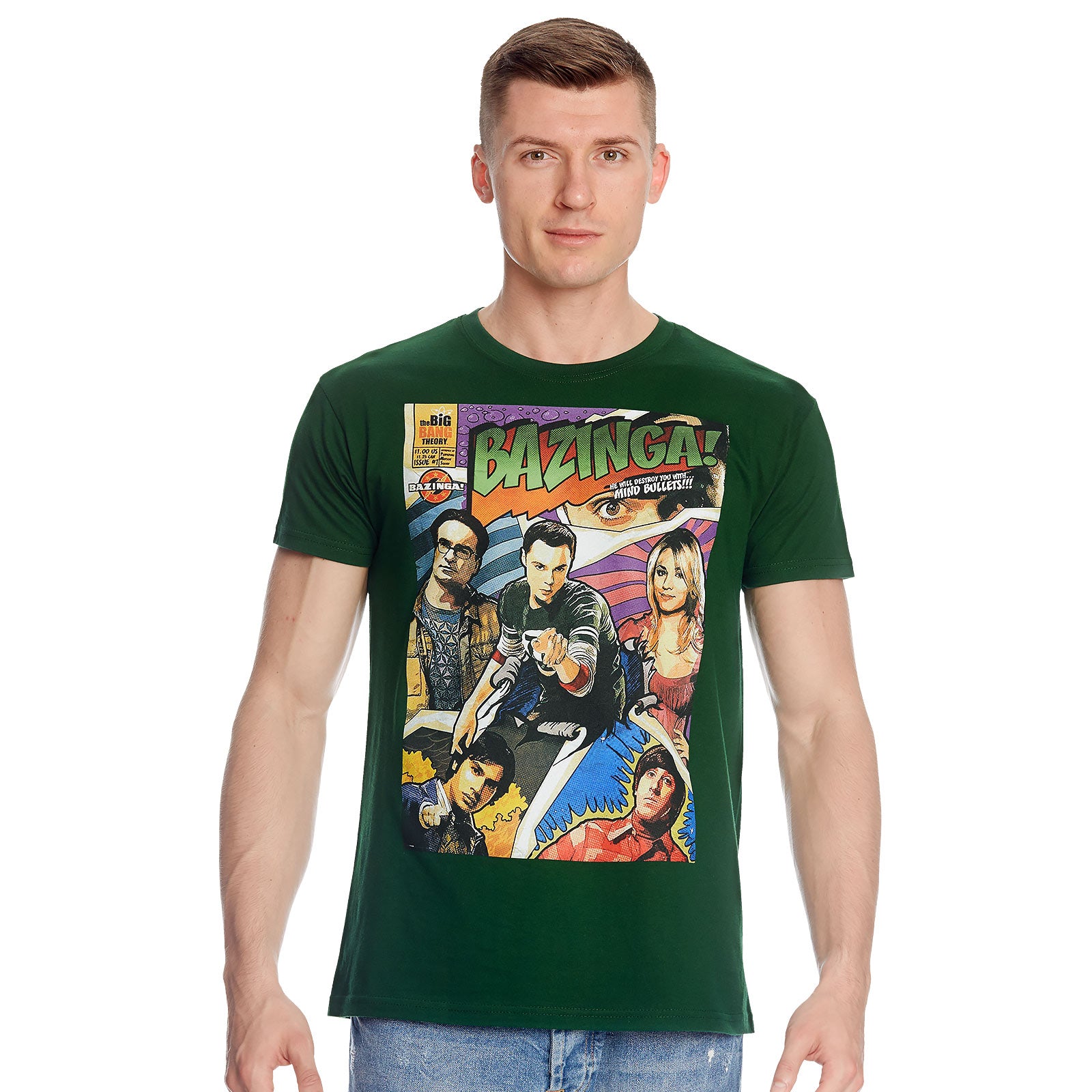 Image produit The Big Bang Theory - T-shirt Bazinga style bande dessinée