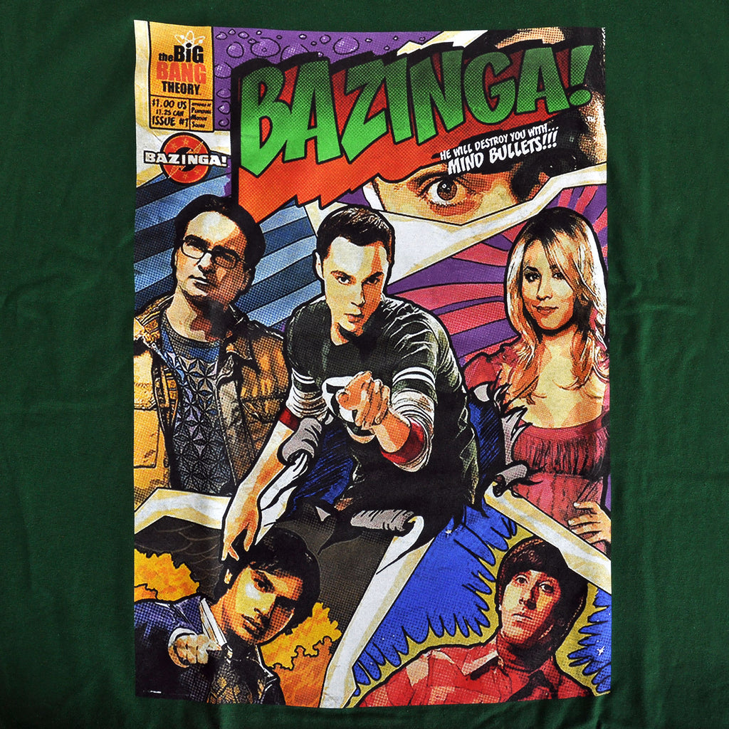 Image produit The Big Bang Theory - T-shirt Bazinga style bande dessinée