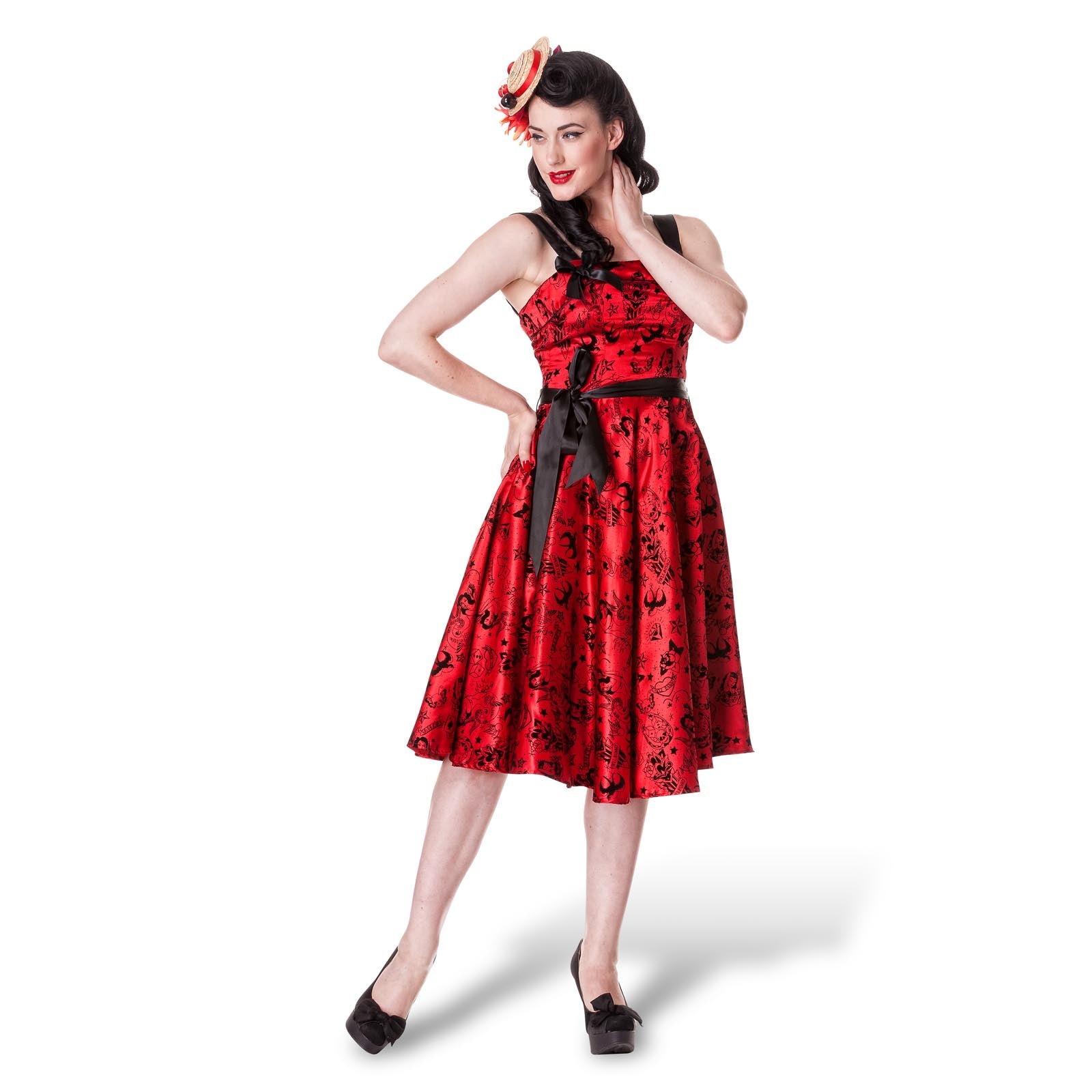 Image produit Robe Rockabilly Tattoo Flock