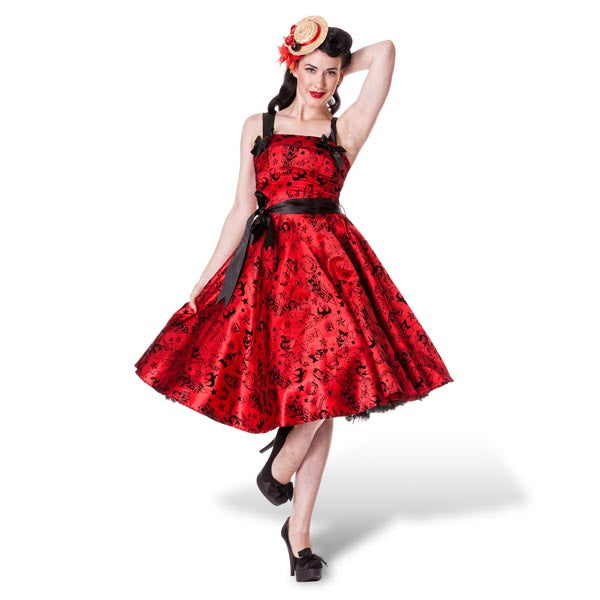 Image produit Robe Rockabilly Tattoo Flock