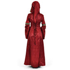 Image produit Robe médiévale Iris bordeaux-noir