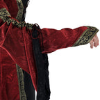 Image produit Robe médiévale Iris bordeaux-noir