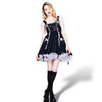 Image produit Mini-robe design tartan vert-noir