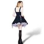 Image produit Mini-robe design tartan vert-noir