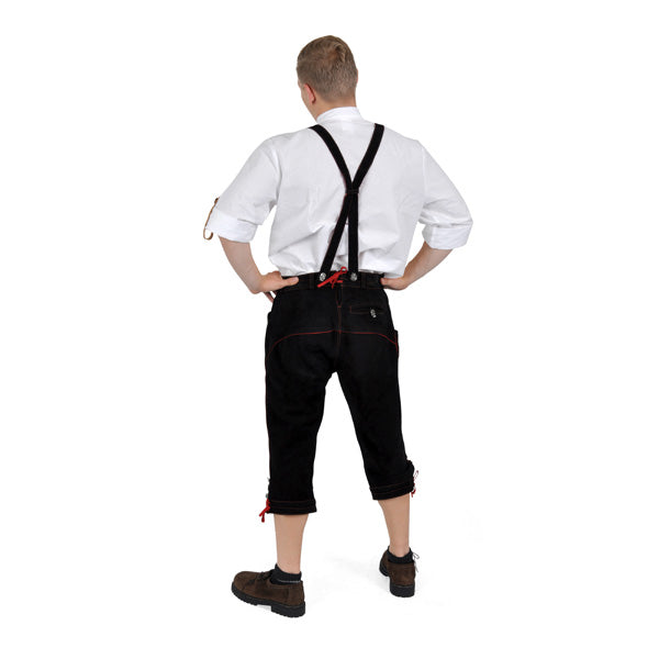 Image produit Pantalon traditionnel en cuir véritable pour hommes Zombie