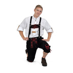Image produit Pantalon traditionnel en cuir véritable pour hommes Zombie