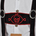Image produit Pantalon traditionnel en cuir véritable pour hommes Zombie