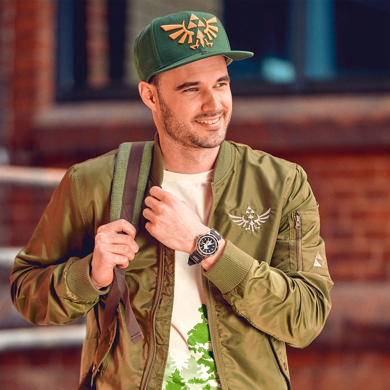 Image produit Zelda - Casquette Snapback Logo Vert