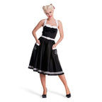 Image produit Robe Rockabilly Siren avec ceinture noire