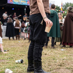 Product image Magnus Medieval Trousers with Lower Leg Lacing black