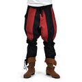 Product image Trousers Bertram Men with lower leg lacing black-red