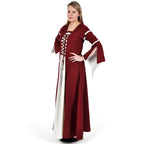 Image produit Robe médiévale Katherina rouge-naturel