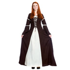 Image produit Robe médiévale Katherina brun-naturel
