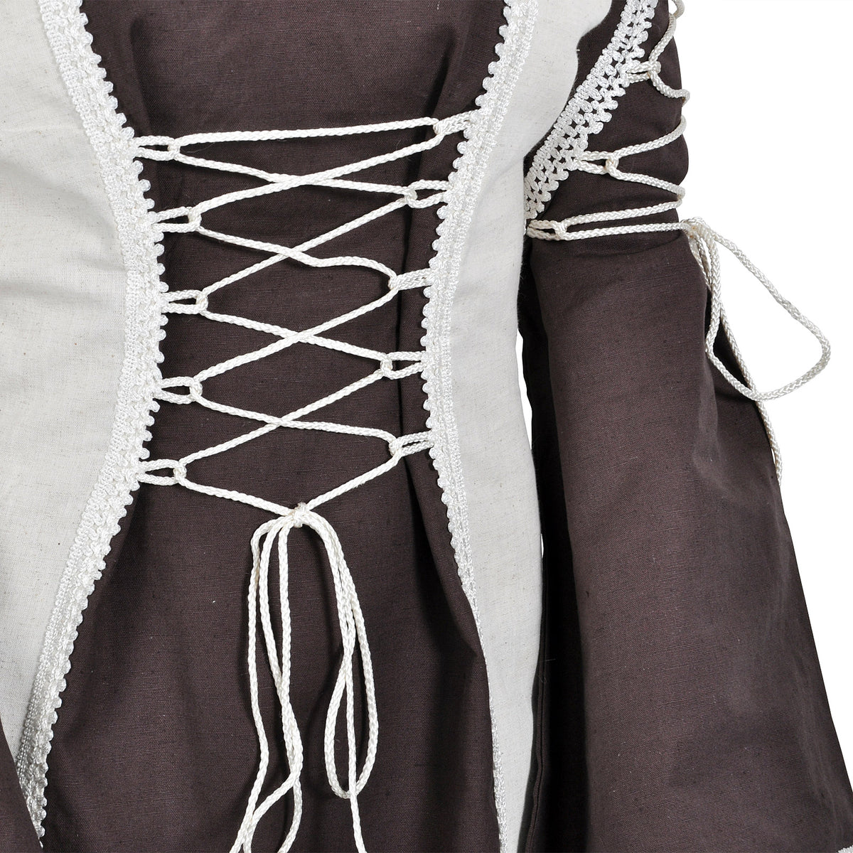 Image produit Robe médiévale Magdalena marron-naturel