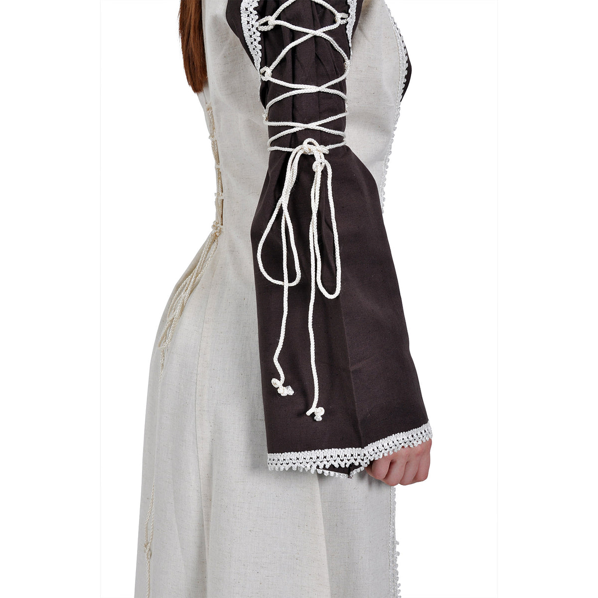 Image produit Robe médiévale Magdalena marron-naturel