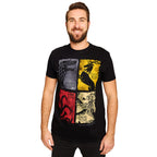 Product image Game of Thrones - Coat of Arms Distressed T-Shirt Black