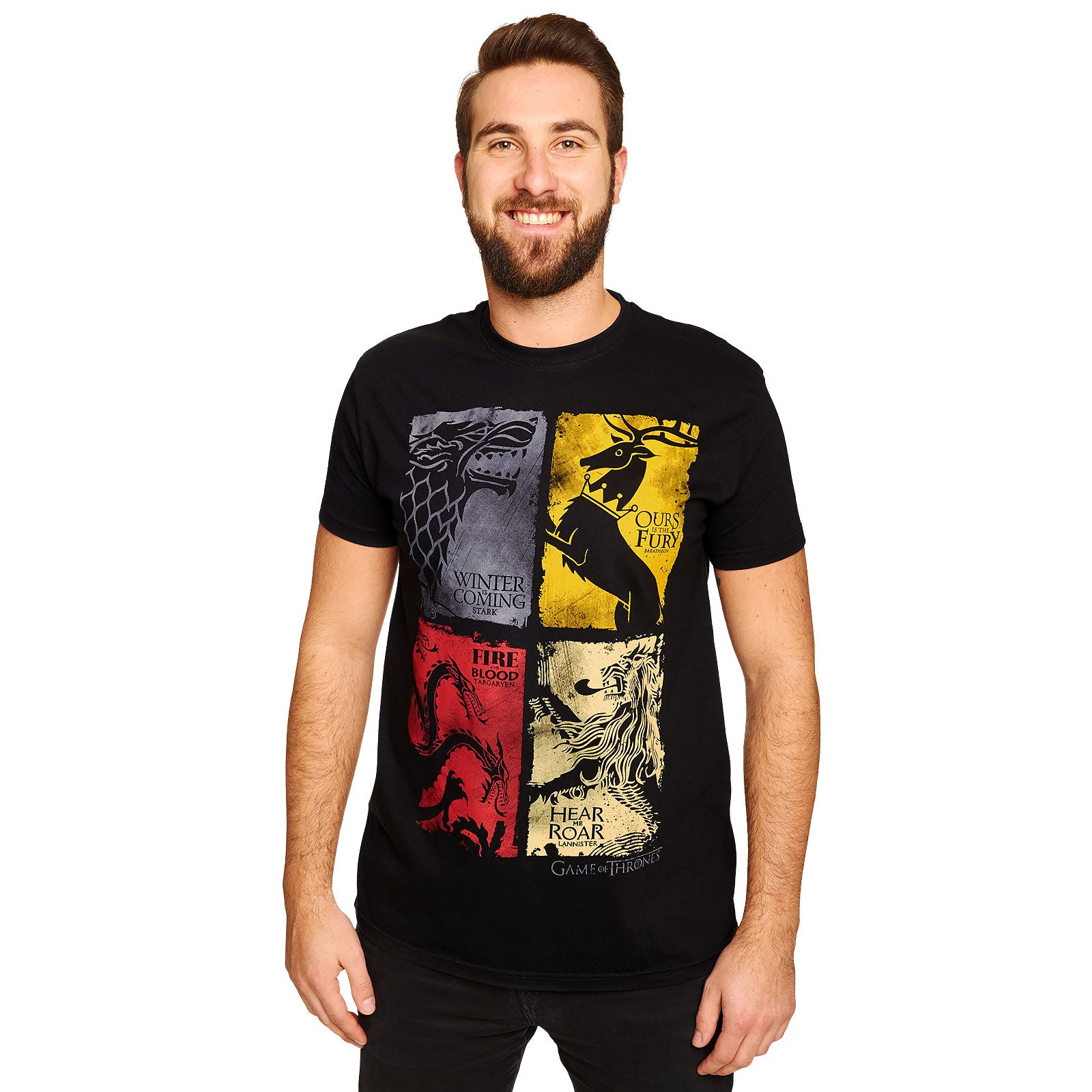 Image produit Game of Thrones - T-shirt noir blasonné