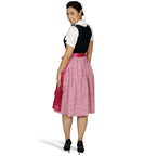 Product image Dirndl black pink - traditional dress with embroidery and lacing