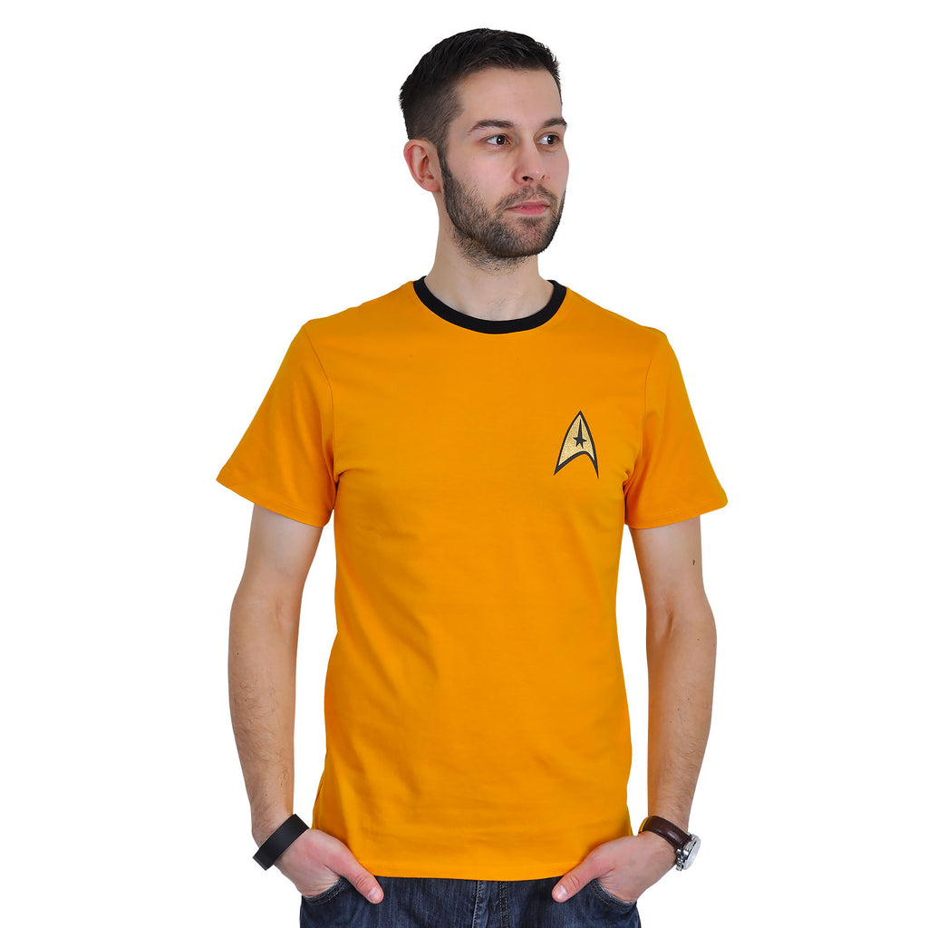 Image produit Star Trek - T-shirt uniforme Kirk jaune