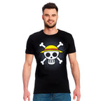 Image produit One Piece - Skull With Map T-Shirt noir