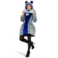 Image produit Costume de petit monstre femme composé d'un manteau et d'une écharpe