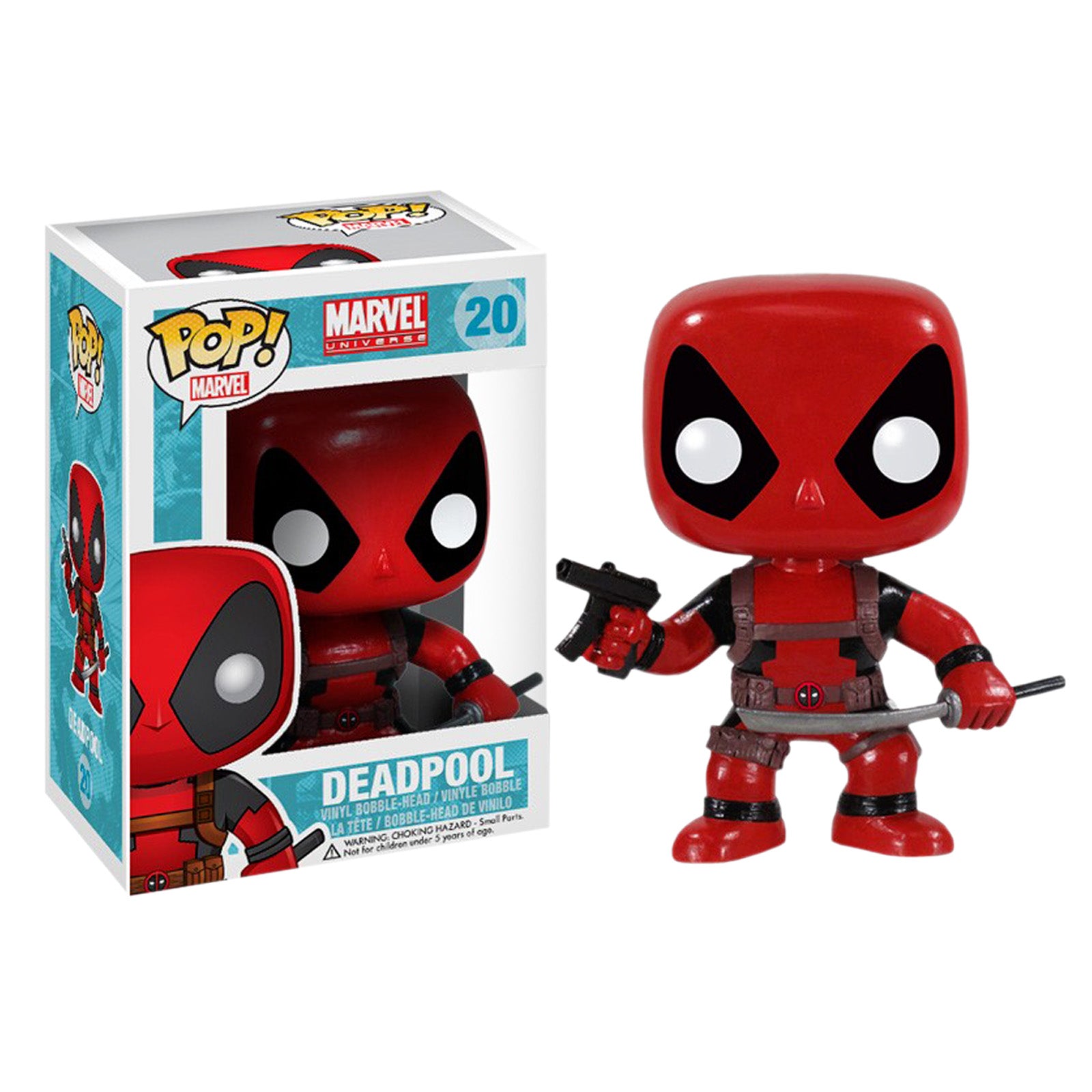 Image produit Marvel - Figurine Deadpool à tête branlante